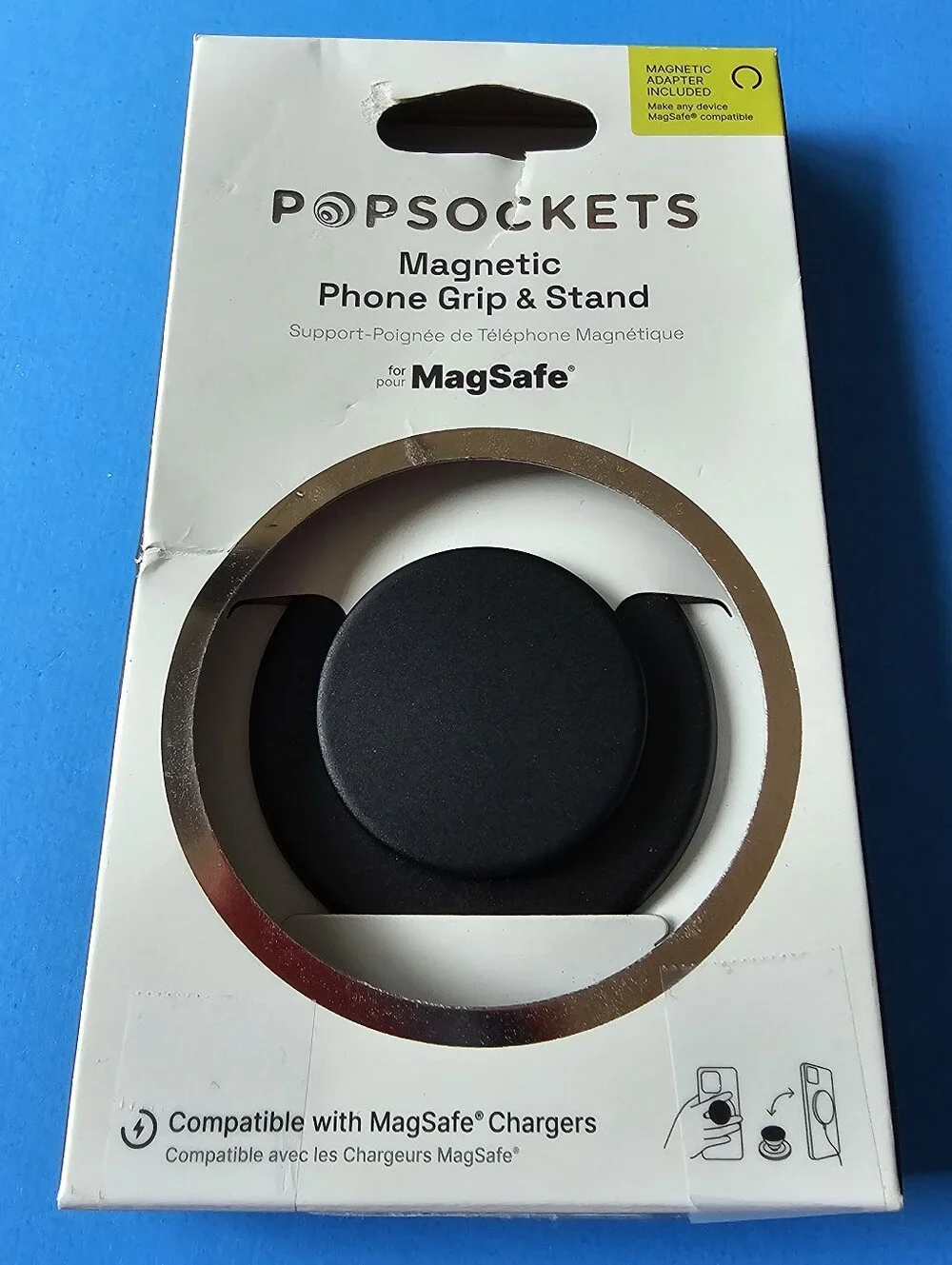 Popsocket - Black MAGSAFE Round PopGrip
